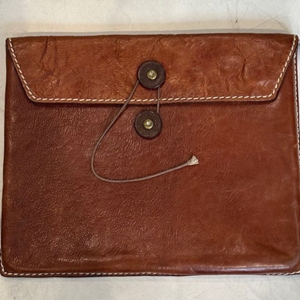 Fossil | vintage Brown Leather tech pouch